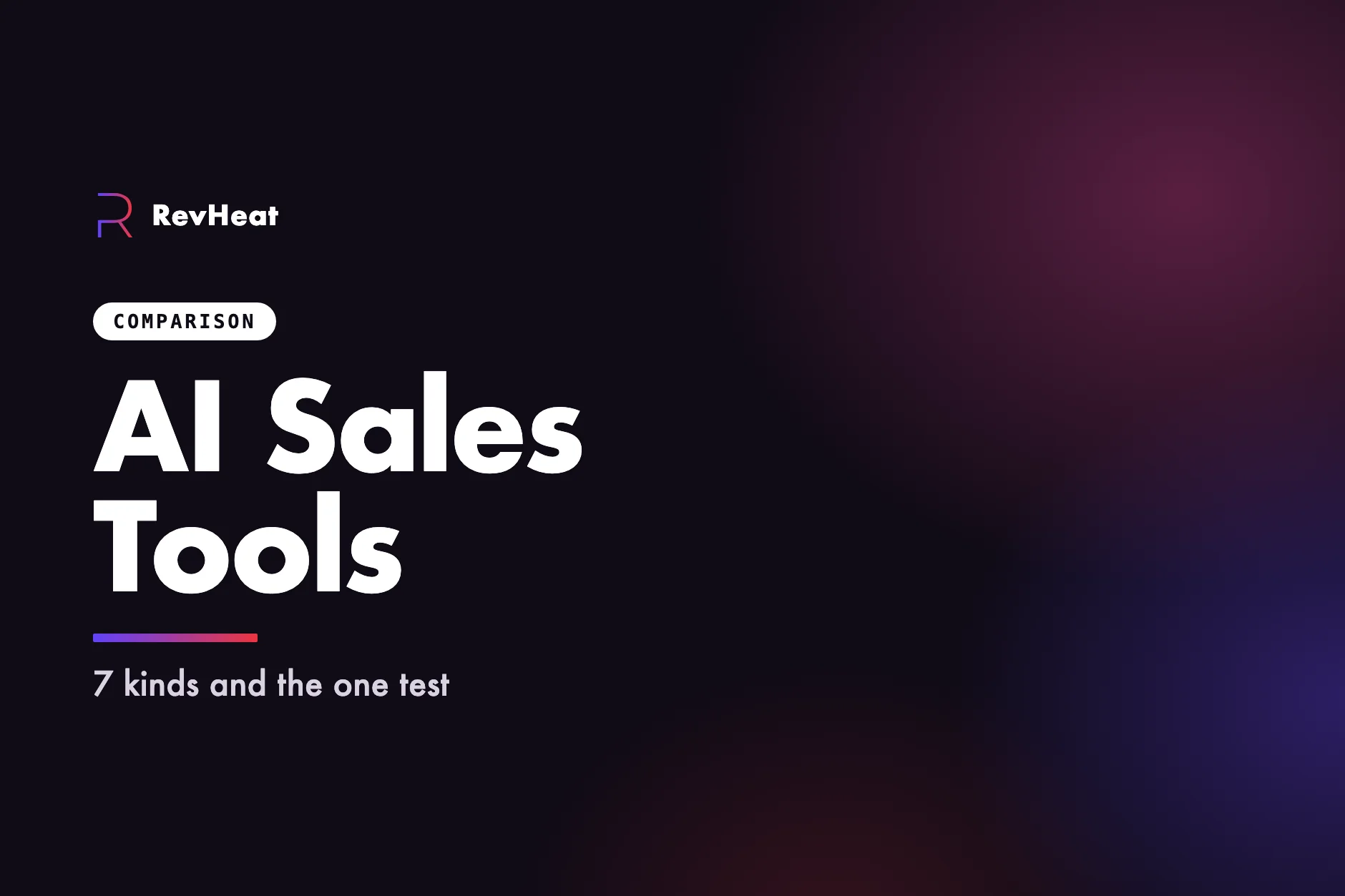 AI sales tools sorted into 7 kinds, with the one test for whether a rep sold differently on a live call