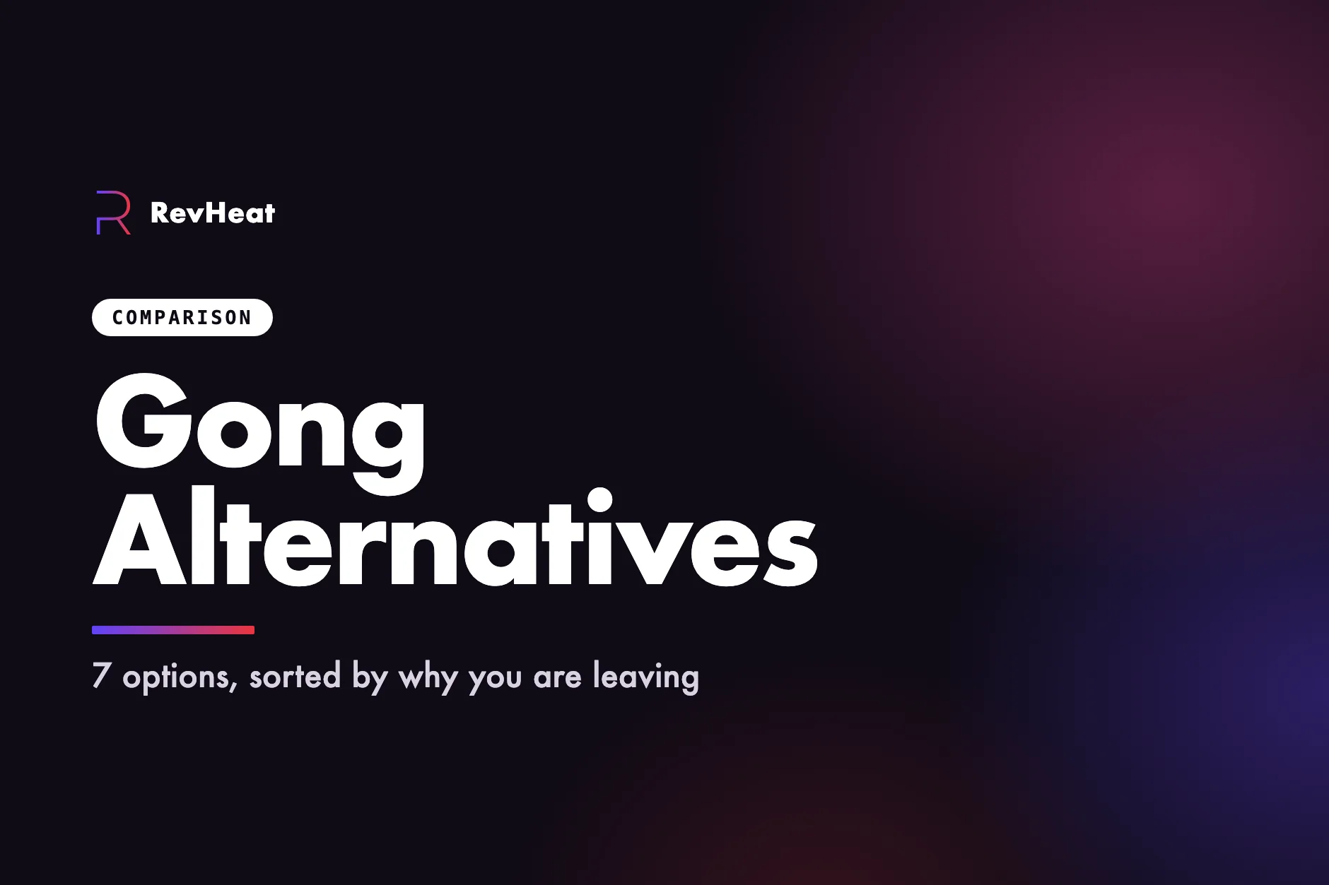 Gong alternatives sorted by why you are leaving: the bill, help on the call, or practice