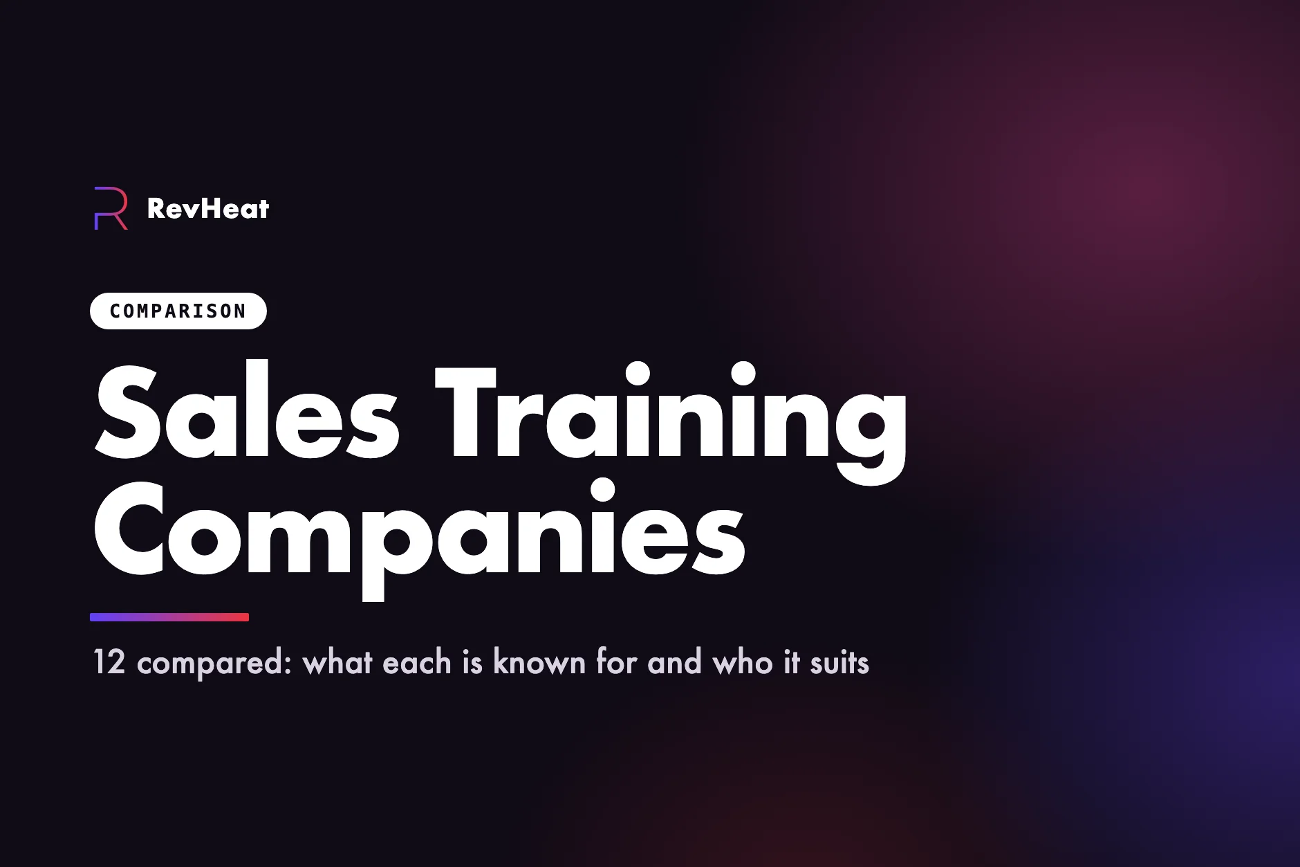 12 Sales Training Companies Worth a Call (Checked Oct 2026)